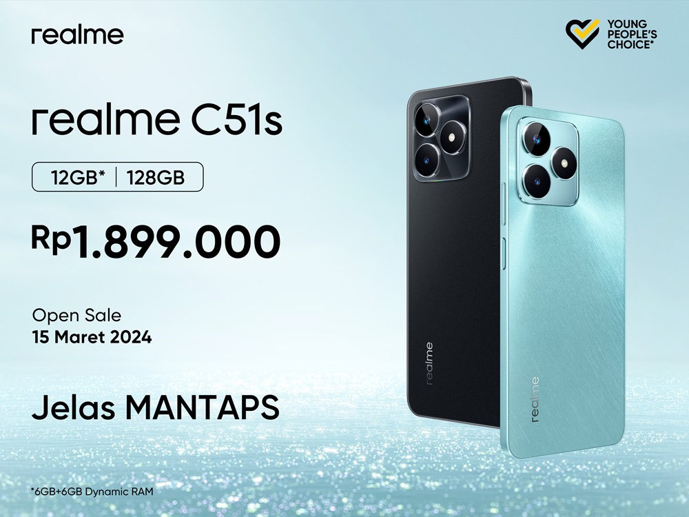 realme C51s Rilis di Indonesia