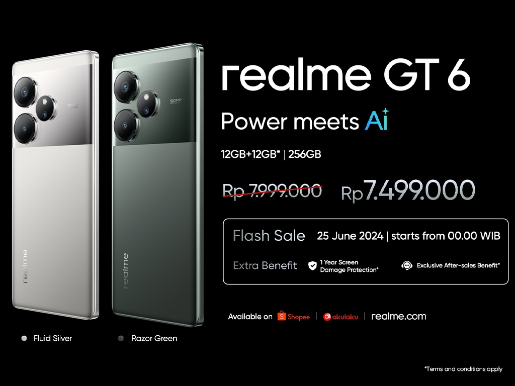 realme GT 6 resmi