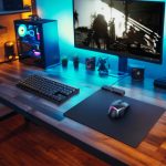 Mouse Pad dengan Wireless Charging