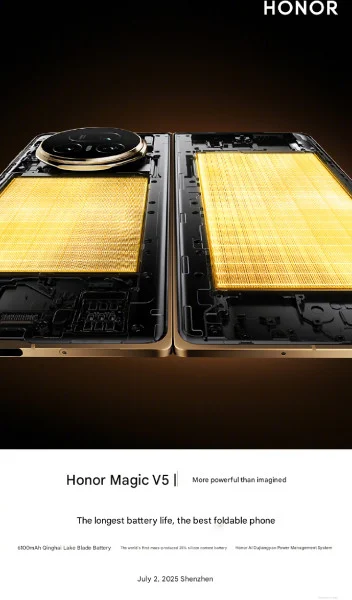 Baterai Honor Magic V5