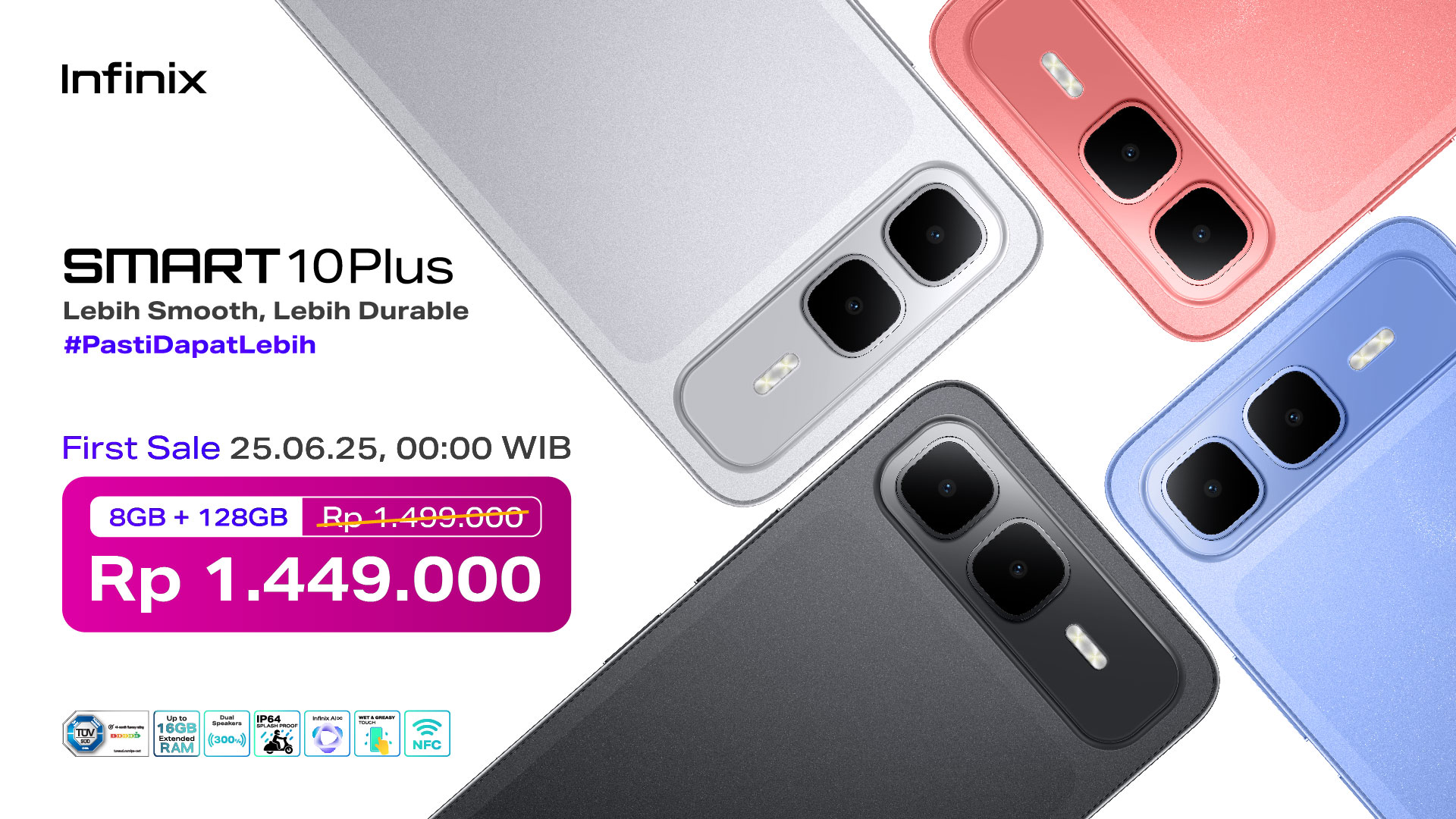 Infinix SMART 10 dan SMART 10 Plus