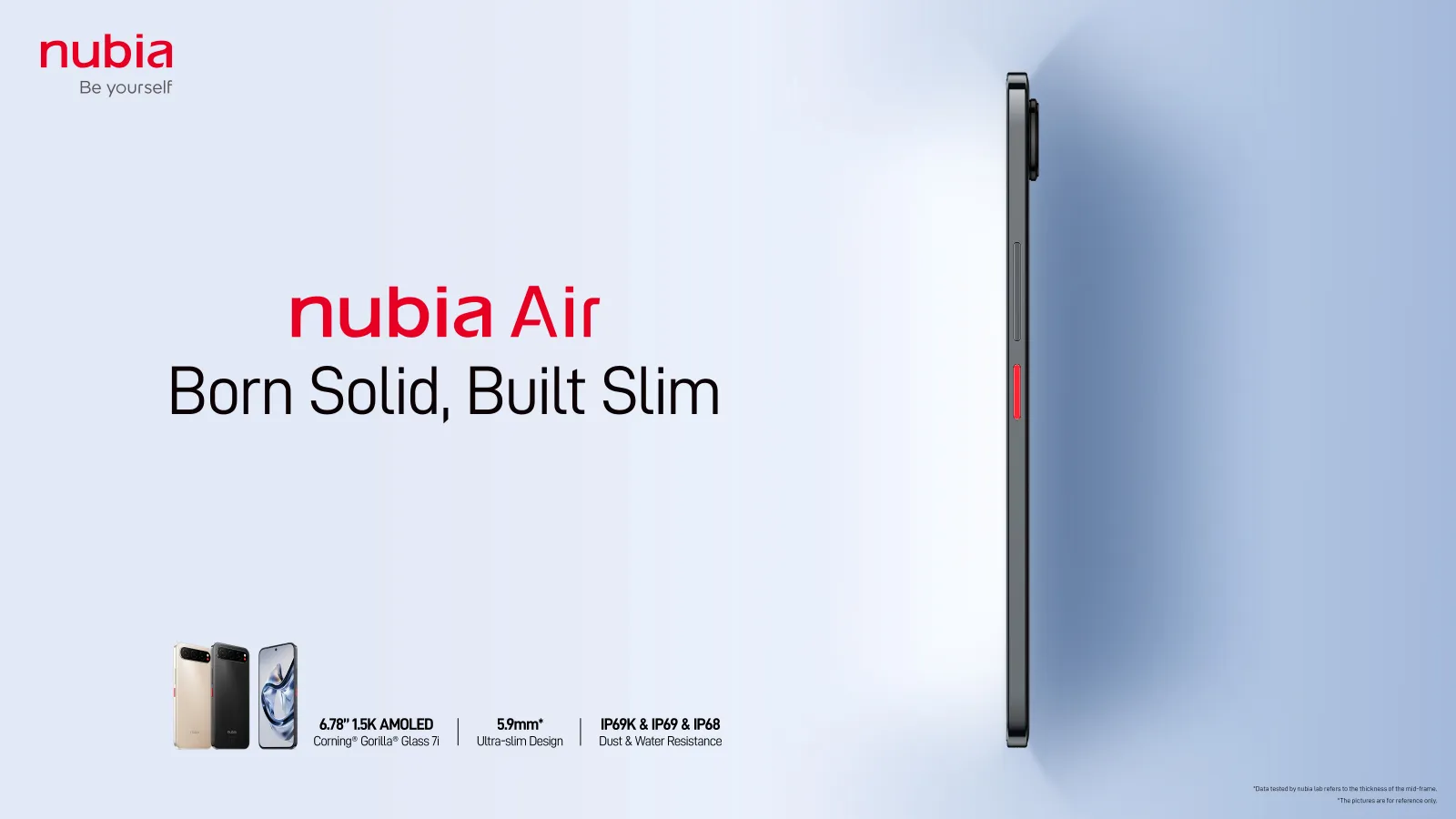 Nubia Air Resmi Dirilis, HP Tipis Desain Premium