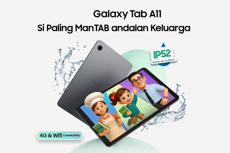 Samsung Galaxy Tab A11 Resmi di Indonesia Tablet AI Terjangkau