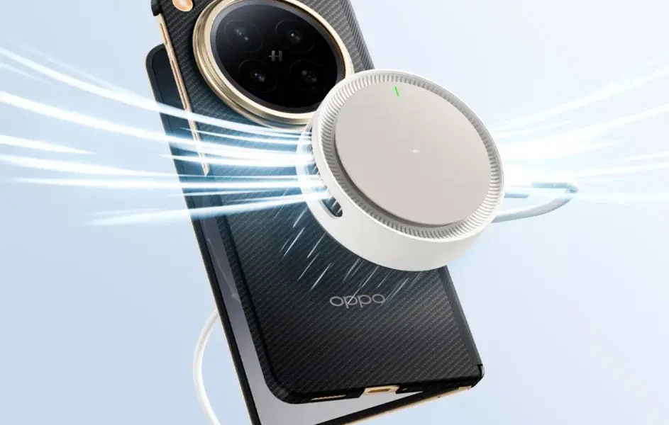 OPPO Magnetic Turbo 2 Wireless Charger, Charger Sekaligus Pendingin HP OPPO Magnetic Turbo 2