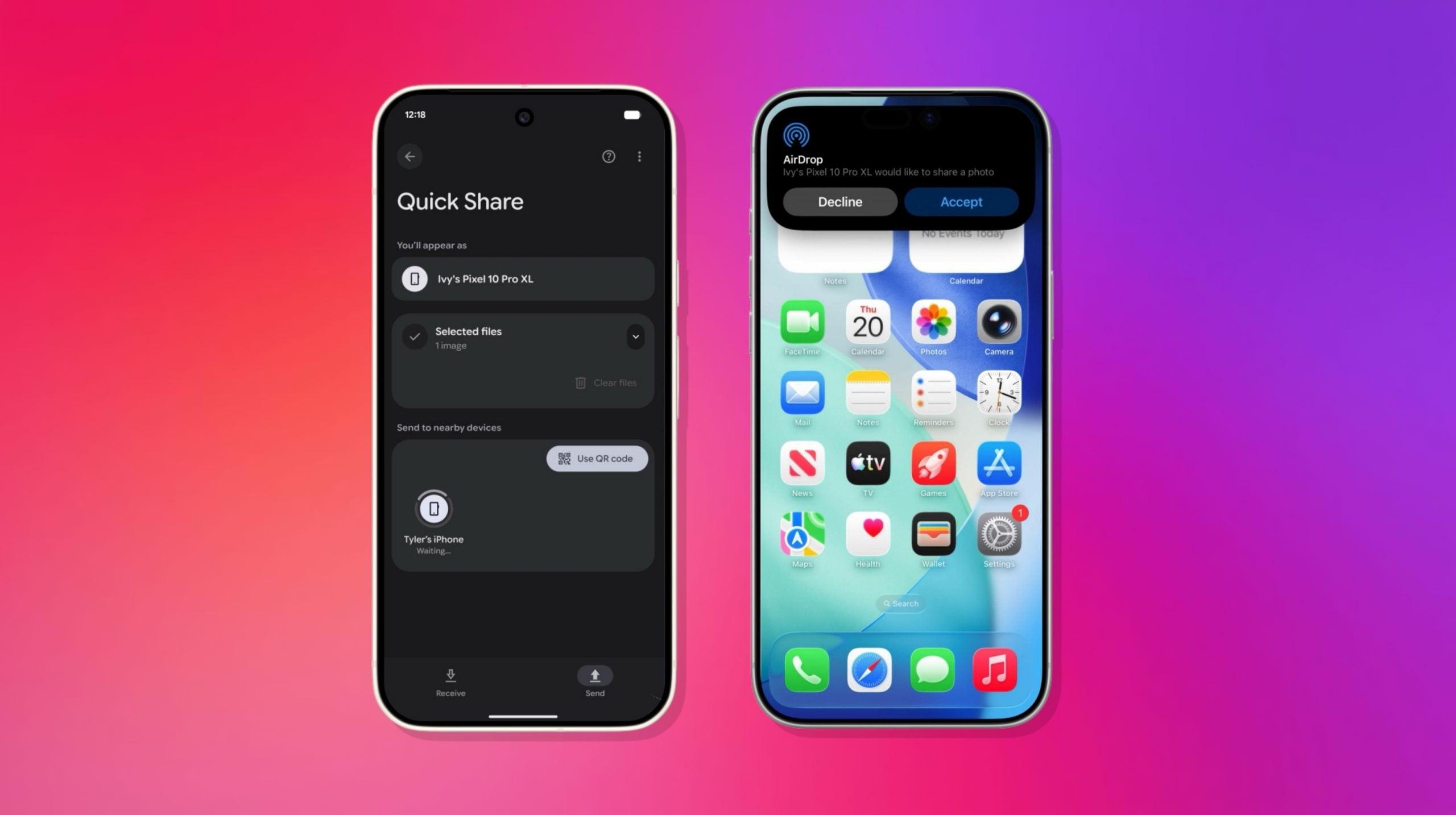 Quick Share AirDrop Android