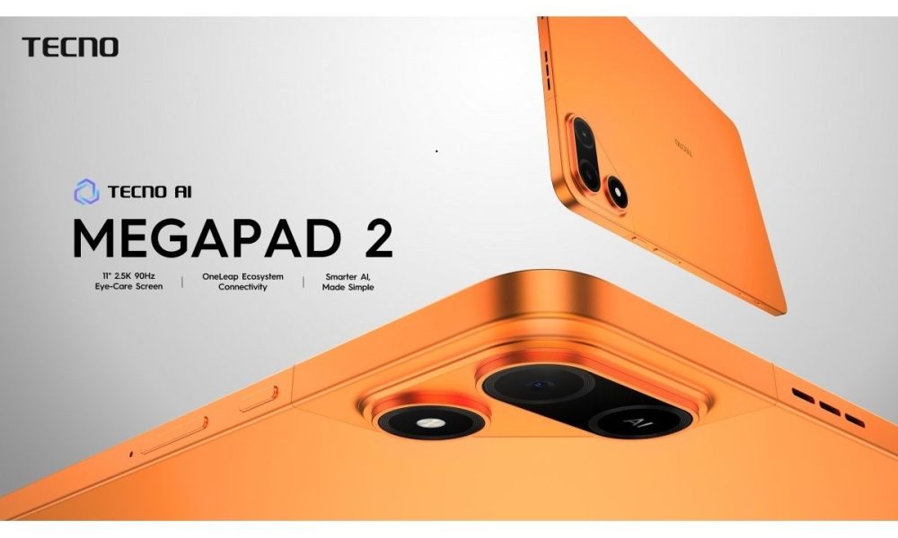 Tecno Megapad 2 Meluncur di 2026, Andalkan Layar 11 Inci 2.5K Tecno Megapad 2